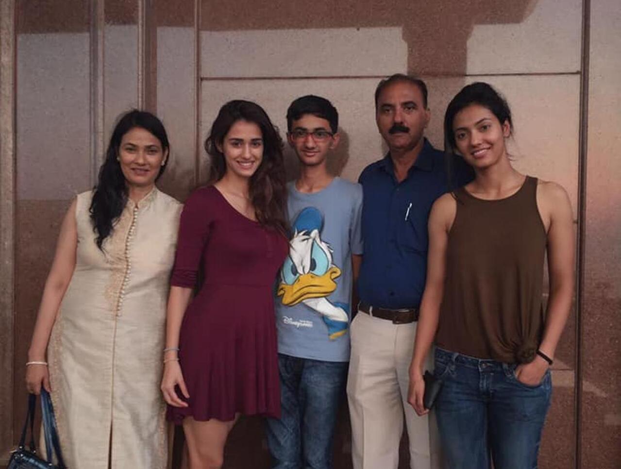 Disha Patani's father is a former deputy superintendent of police (DSP) Jagdish Singh Patani. Meanwhile, her sister Khushboo Patani, serves as a Major in the Indian Army. 